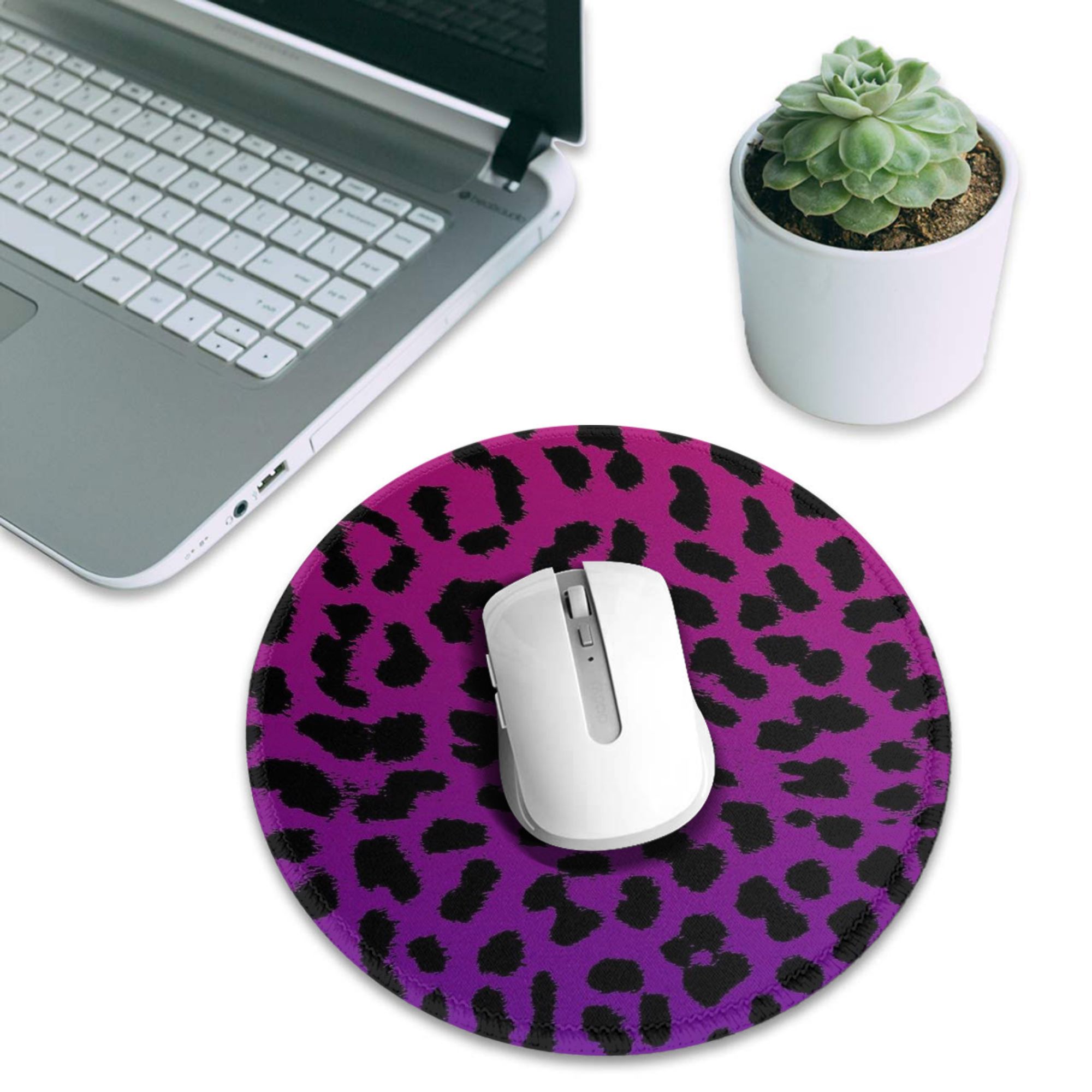 Pc Gaming Pink - Lila Leopardenmuster mit rosa Gepardenmuster –