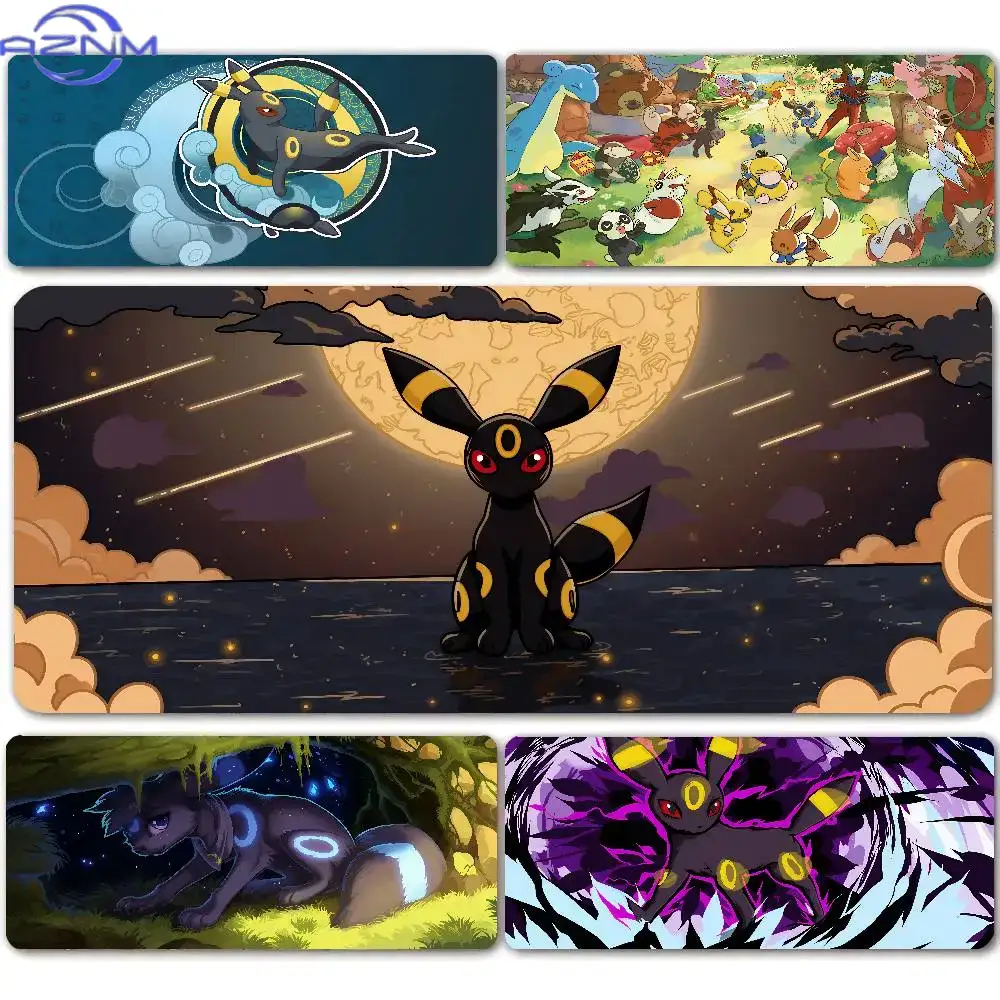 Pc Gaming Lounge - Mauspad PC-Gaming-Zubehör Teppich Anime-Tastaturunterlagen P-Pokemon Umbreon