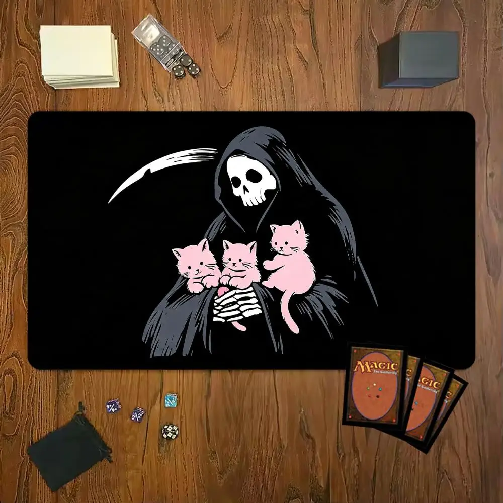 Grim Reaper hält rosa Kätzchen – Pc Gaming Pink Bewertung und Preis