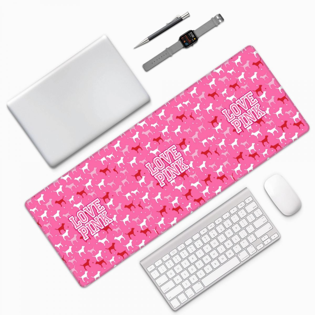 Love Pink Großes Mauspad Compu – Pc Gaming Pink Bewertung und Preis